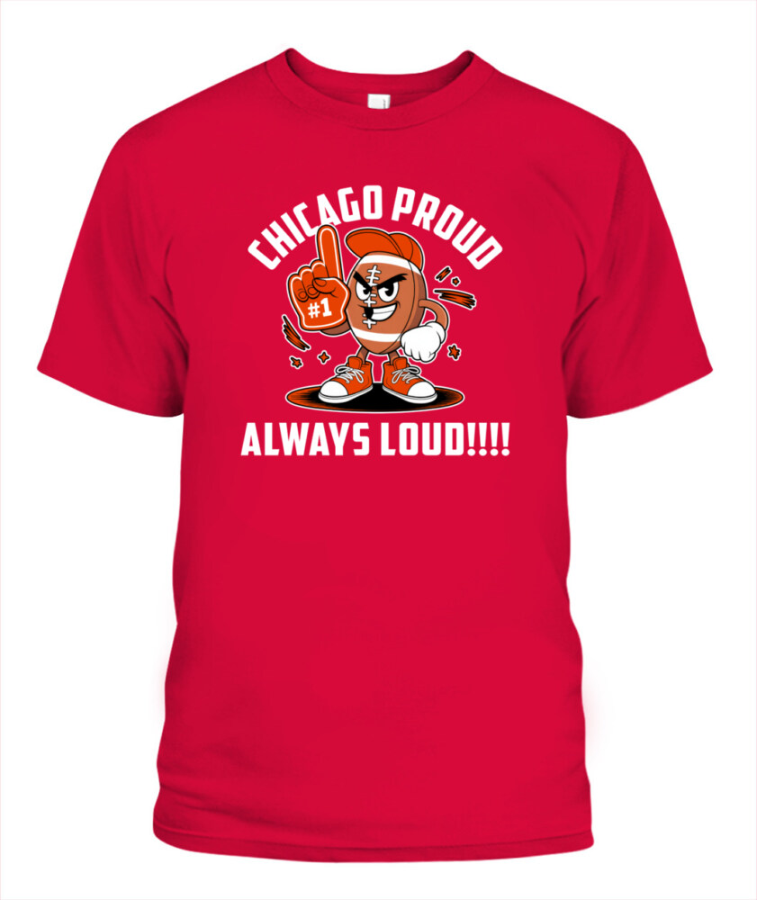 Weprintee Chicago Proud 2D Classic Unisex T-Shirt NEW147319