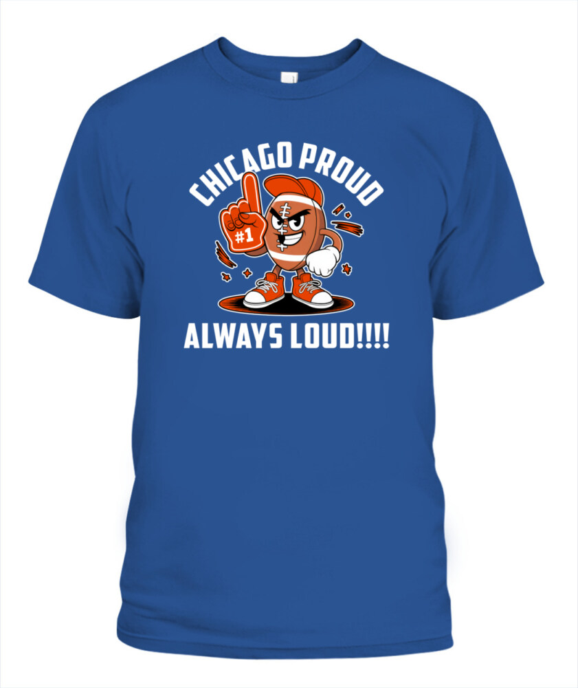 Weprintee Chicago Proud 2D Classic Unisex T-Shirt NEW147319