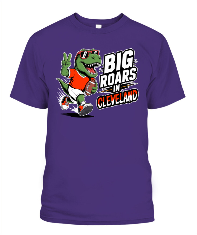 Weprintee Big Roars In Cleveland 2D Classic Unisex T-Shirt NEW147504