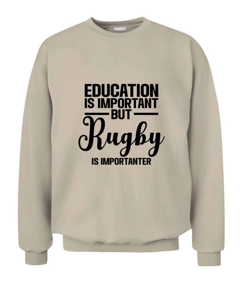 Unisex Rugby Hoodie Sweatshirt –  Cozy Pullover with Motivational Print