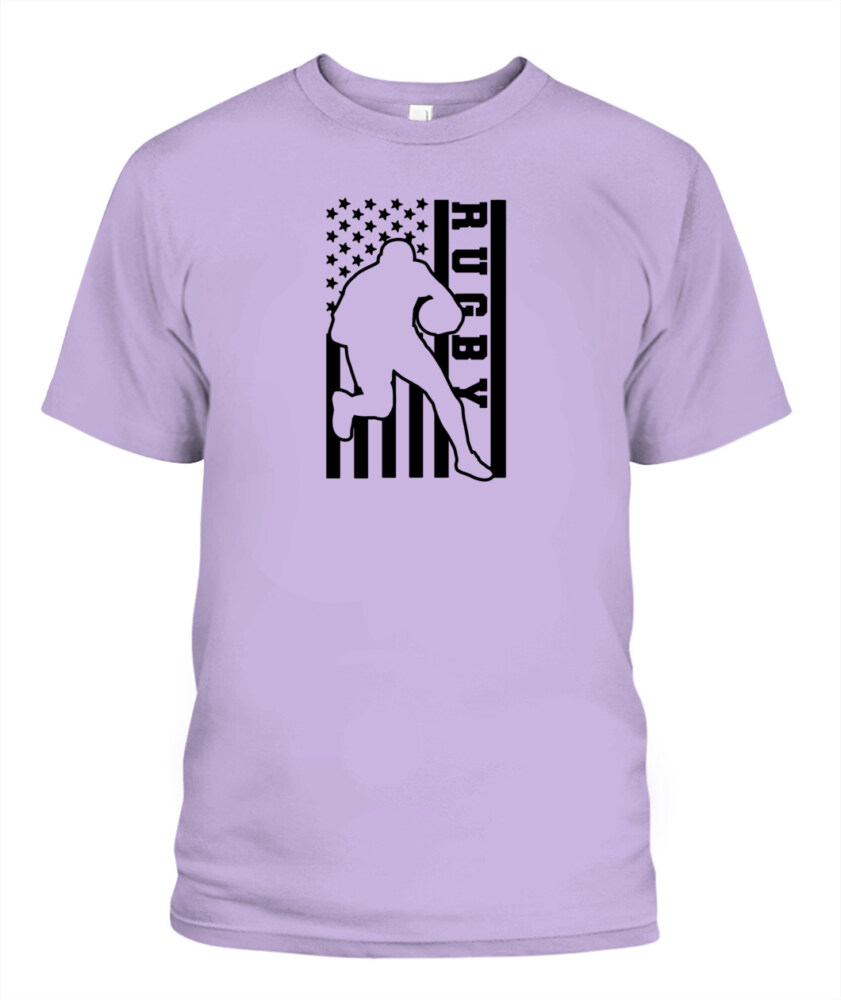 USA Rugby Flag Shirt – Unisex T-Shirt & Tank Top for American Rugby Fans and Players