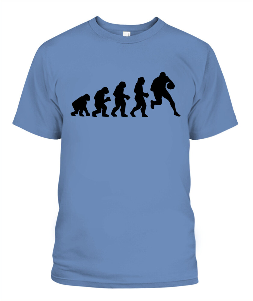 Rugby Evolution Shirt – Funny Unisex T-Shirt & Tank Top for Rugby Players and Fans
