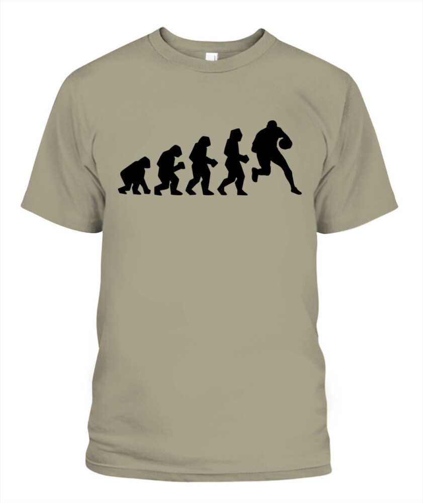 Rugby Evolution Shirt – Funny Unisex T-Shirt & Tank Top for Rugby Players and Fans