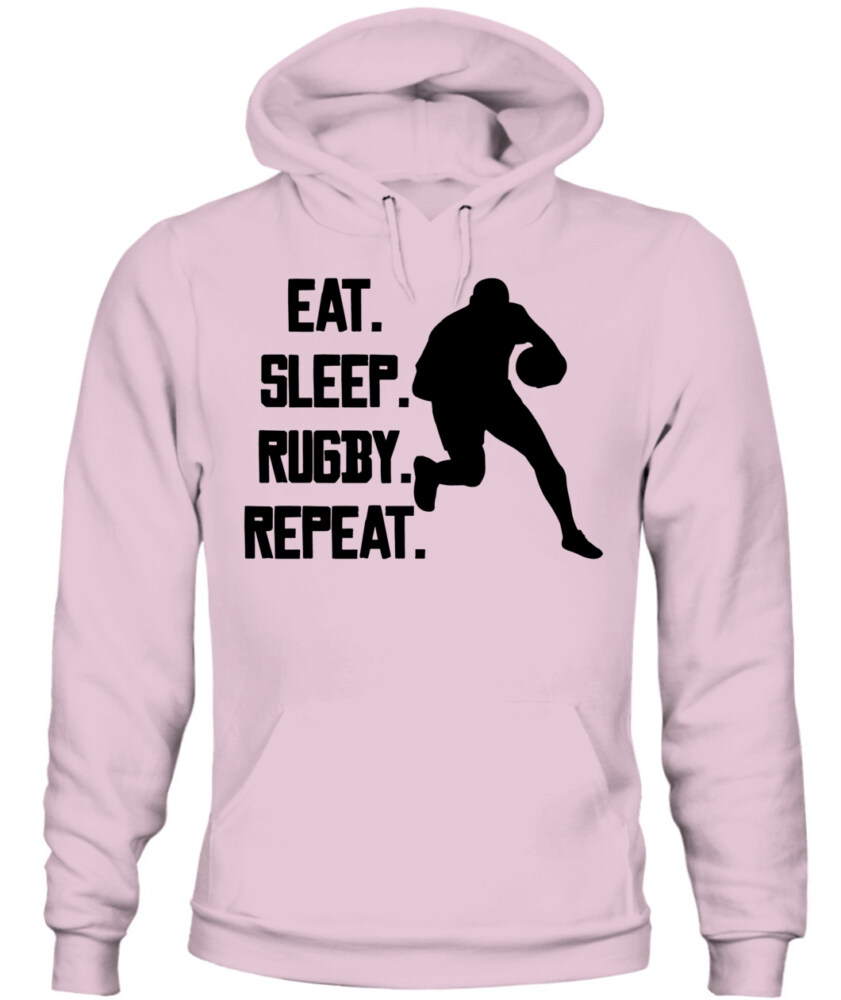 Unisex Rugby Player Impact Hoodie Sweatshirt – Dynamic Sports Graphic Pullover for Athletes and Fans