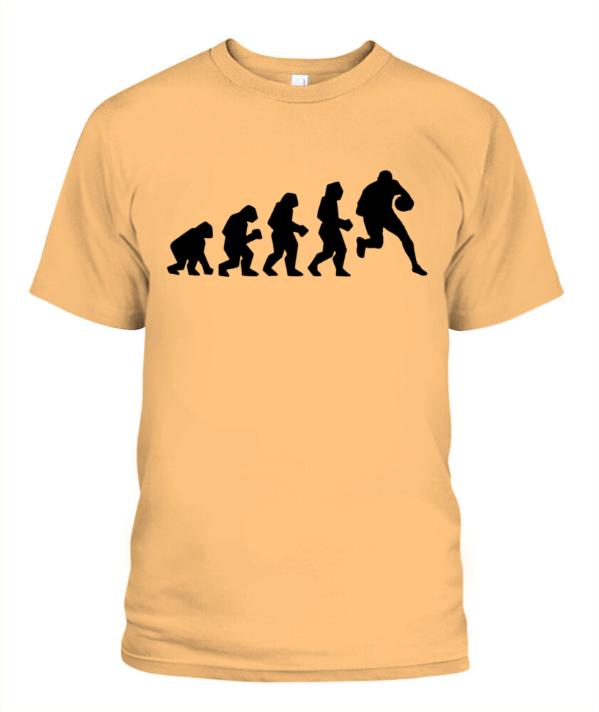 Rugby Evolution Shirt – Funny Unisex T-Shirt & Tank Top for Rugby Players and Fans