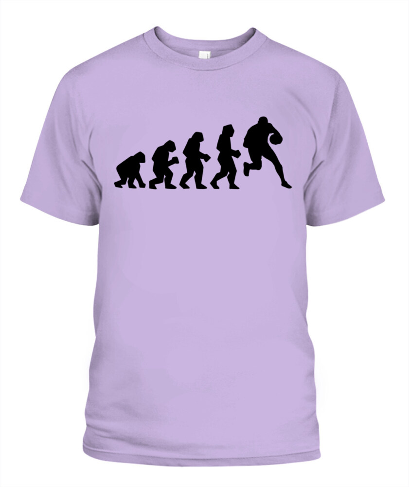 Rugby Evolution Shirt – Funny Unisex T-Shirt & Tank Top for Rugby Players and Fans