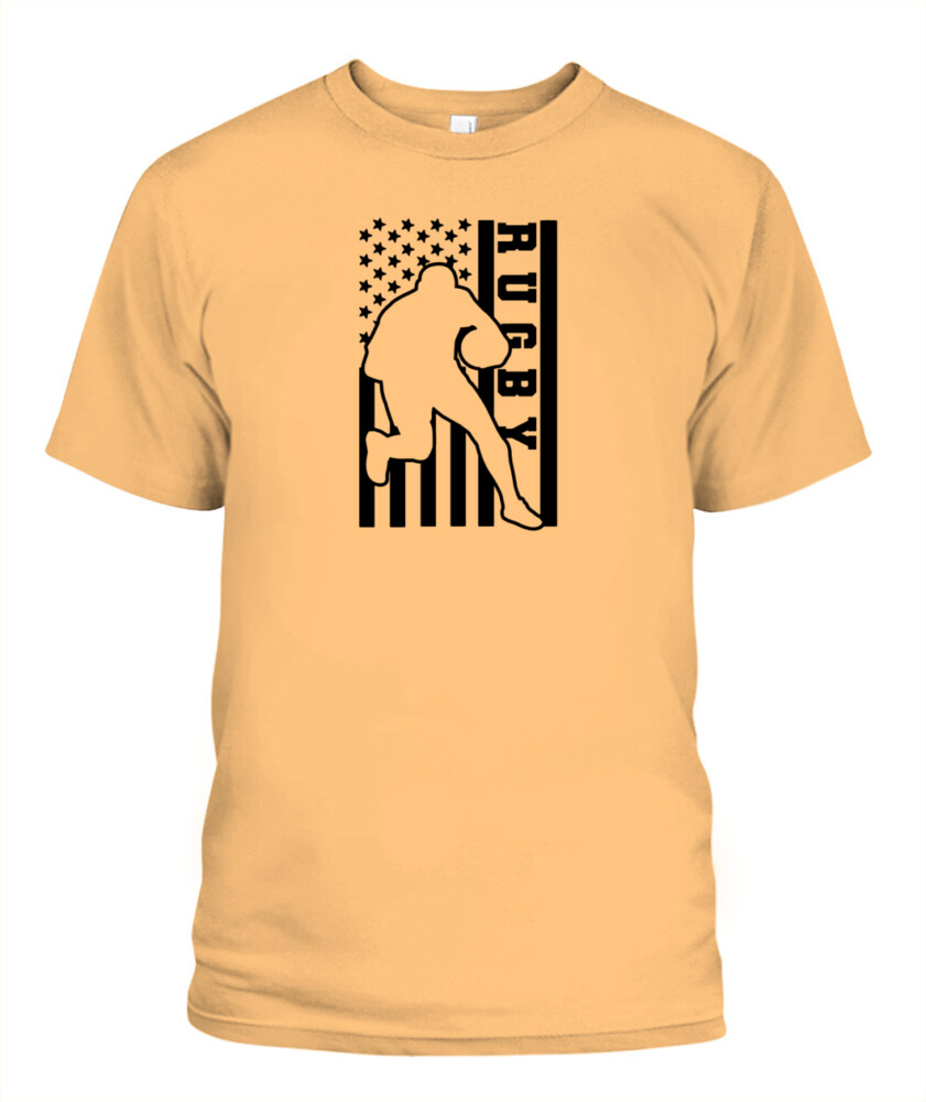 USA Rugby Flag Shirt – Unisex T-Shirt & Tank Top for American Rugby Fans and Players