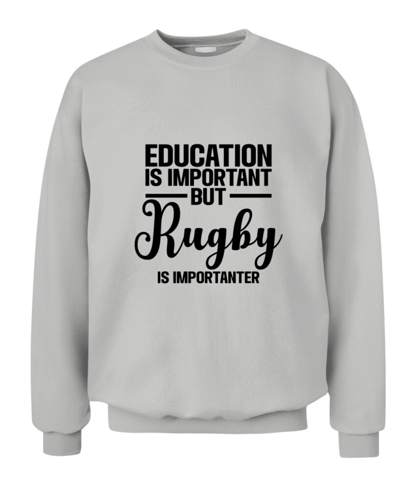Unisex Rugby Hoodie Sweatshirt –  Cozy Pullover with Motivational Print