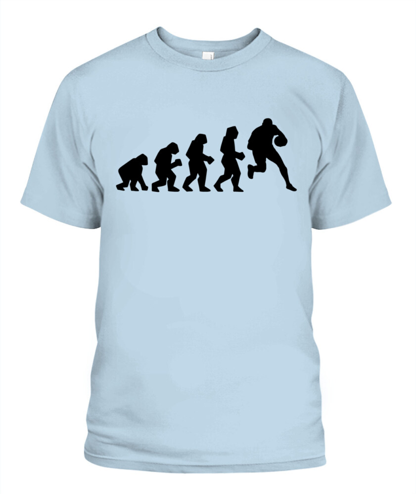 Rugby Evolution Shirt – Funny Unisex T-Shirt & Tank Top for Rugby Players and Fans
