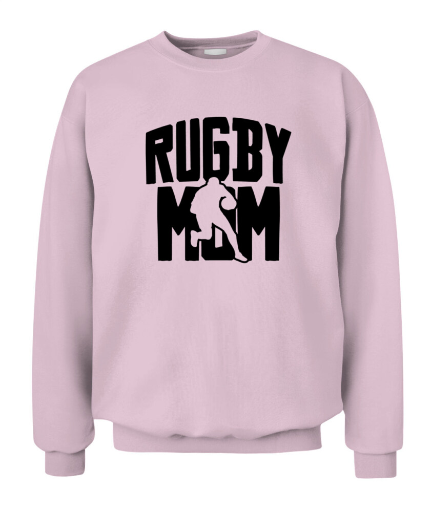 Unisex Rugby Clash Hoodie Sweatshirt – Fierce Player Silhouette Pullover for Sports Fans