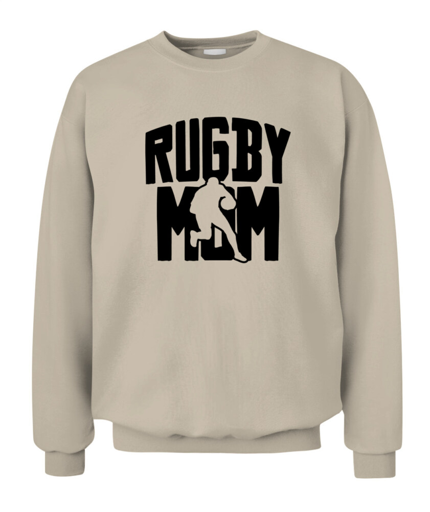 Unisex Rugby Clash Hoodie Sweatshirt – Fierce Player Silhouette Pullover for Sports Fans