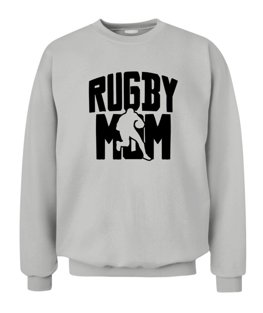 Unisex Rugby Clash Hoodie Sweatshirt – Fierce Player Silhouette Pullover for Sports Fans