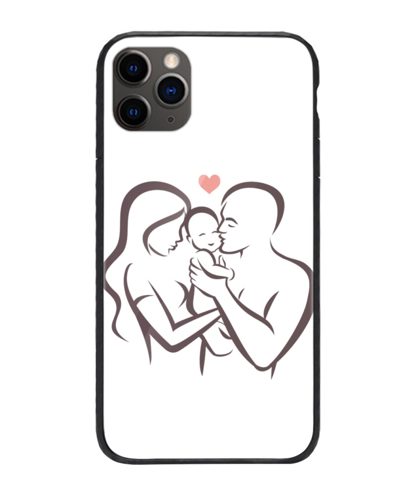 Image Of Parents and Their Baby Phonecase
