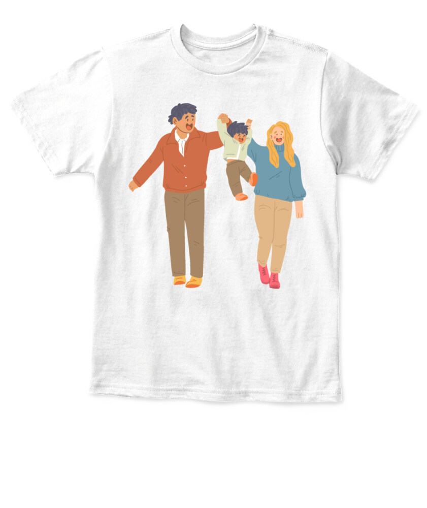 Unisex Family T-shirt, Dad Family T-shirt, Mom Family T-Shirt, Kid Famlily T-Shirt