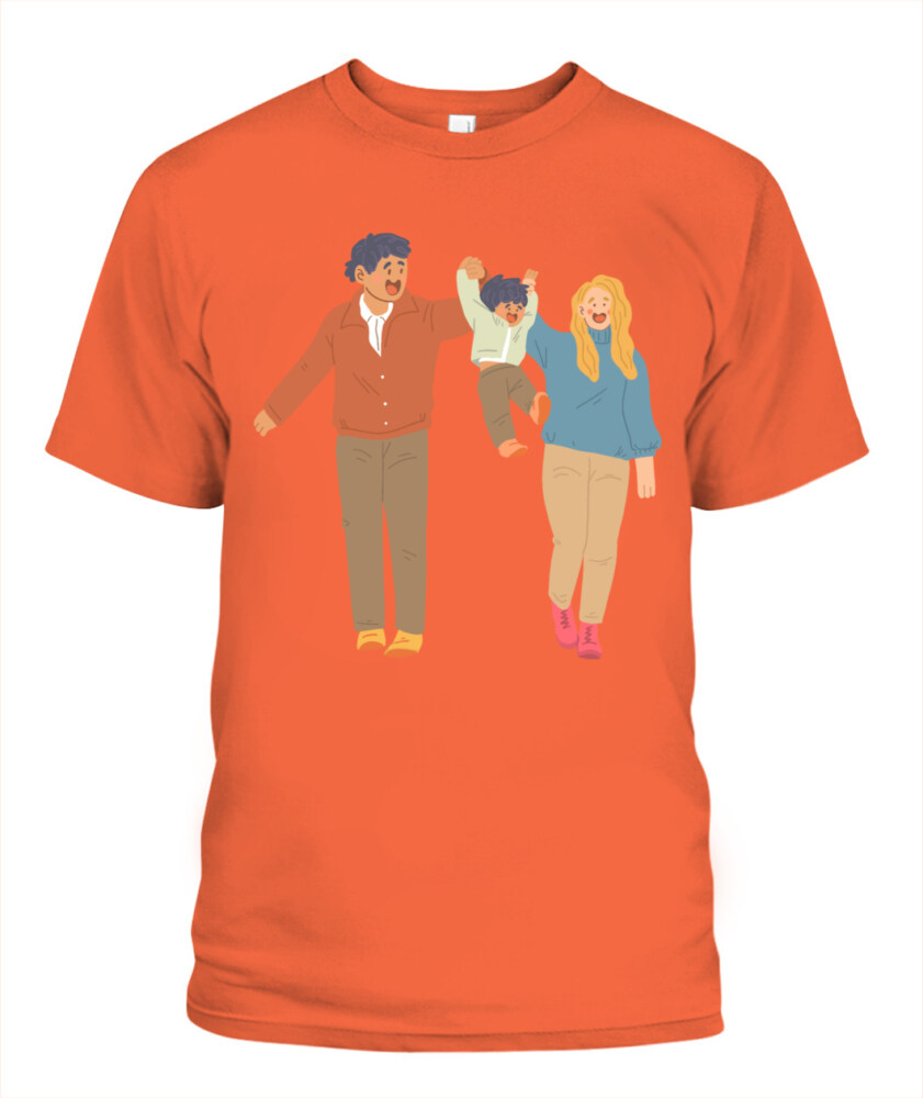 Unisex Family T-shirt, Dad Family T-shirt, Mom Family T-Shirt, Kid Famlily T-Shirt