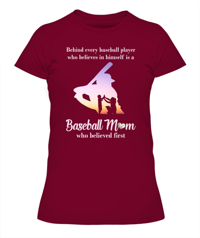 Baseball Mom T-shirt, Lovely Toddler T-shirt, Amazing Jersey Tee With Baseball Mom