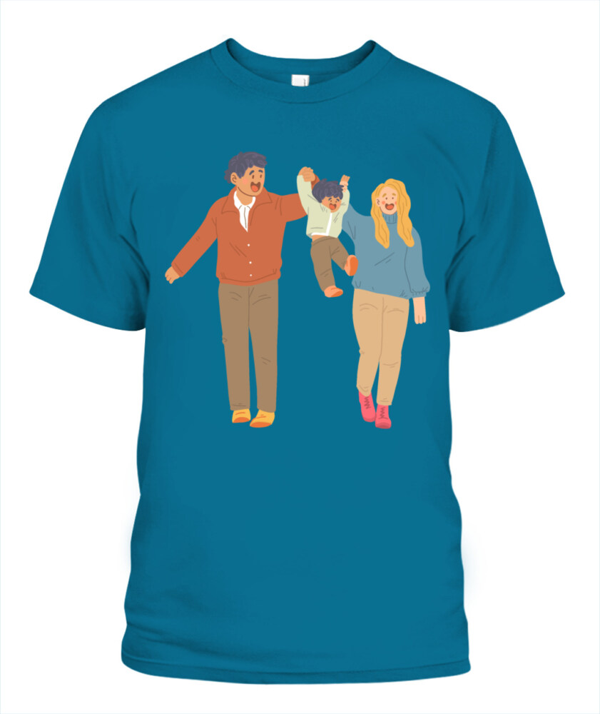 Unisex Family T-shirt, Dad Family T-shirt, Mom Family T-Shirt, Kid Famlily T-Shirt