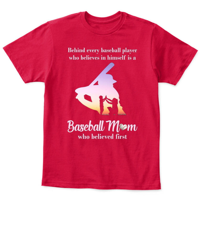 Baseball Mom T-shirt, Lovely Toddler T-shirt, Amazing Jersey Tee With Baseball Mom
