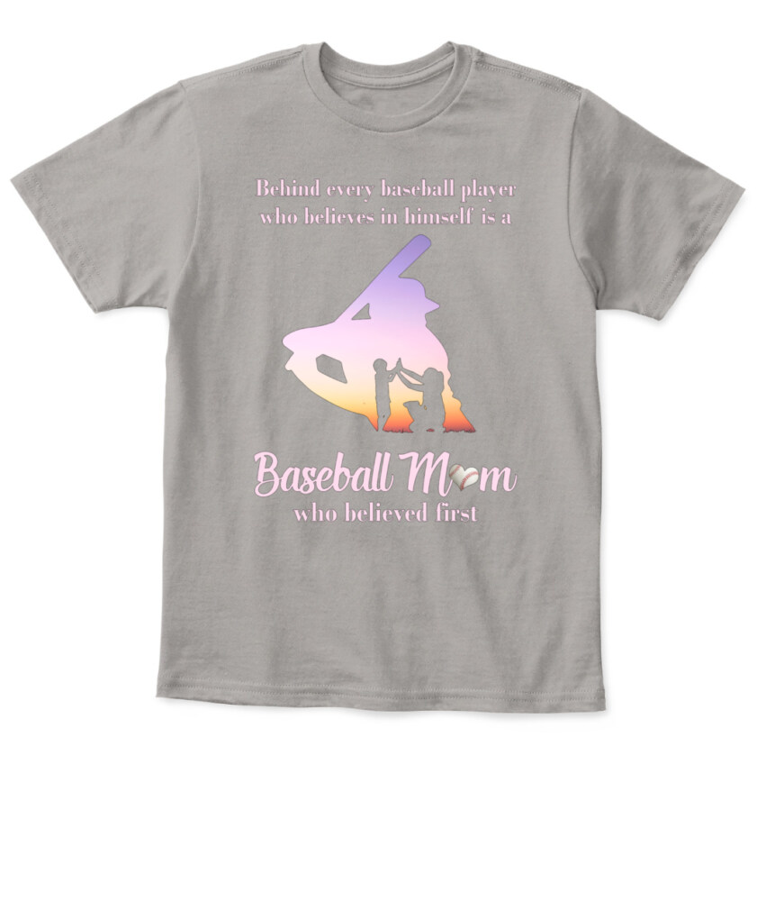 Baseball Mom T-shirt, Lovely Toddler T-shirt, Amazing Jersey Tee With Baseball Mom