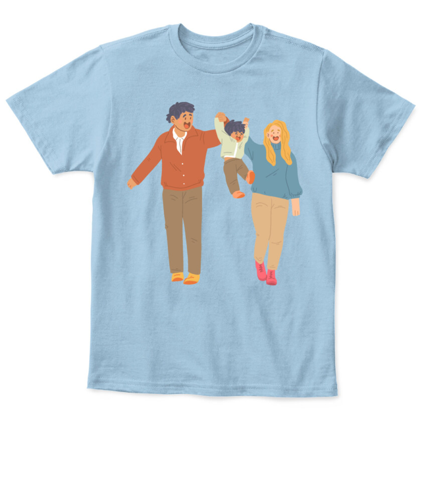 Unisex Family T-shirt, Dad Family T-shirt, Mom Family T-Shirt, Kid Famlily T-Shirt