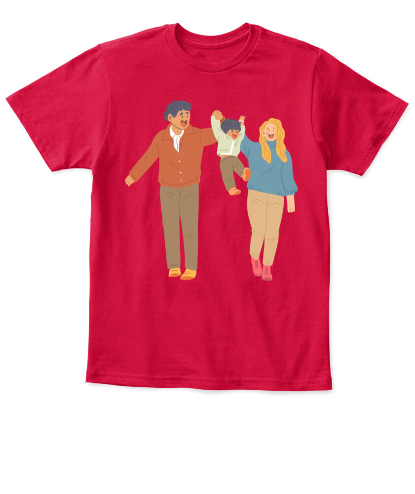 Unisex Family T-shirt, Dad Family T-shirt, Mom Family T-Shirt, Kid Famlily T-Shirt