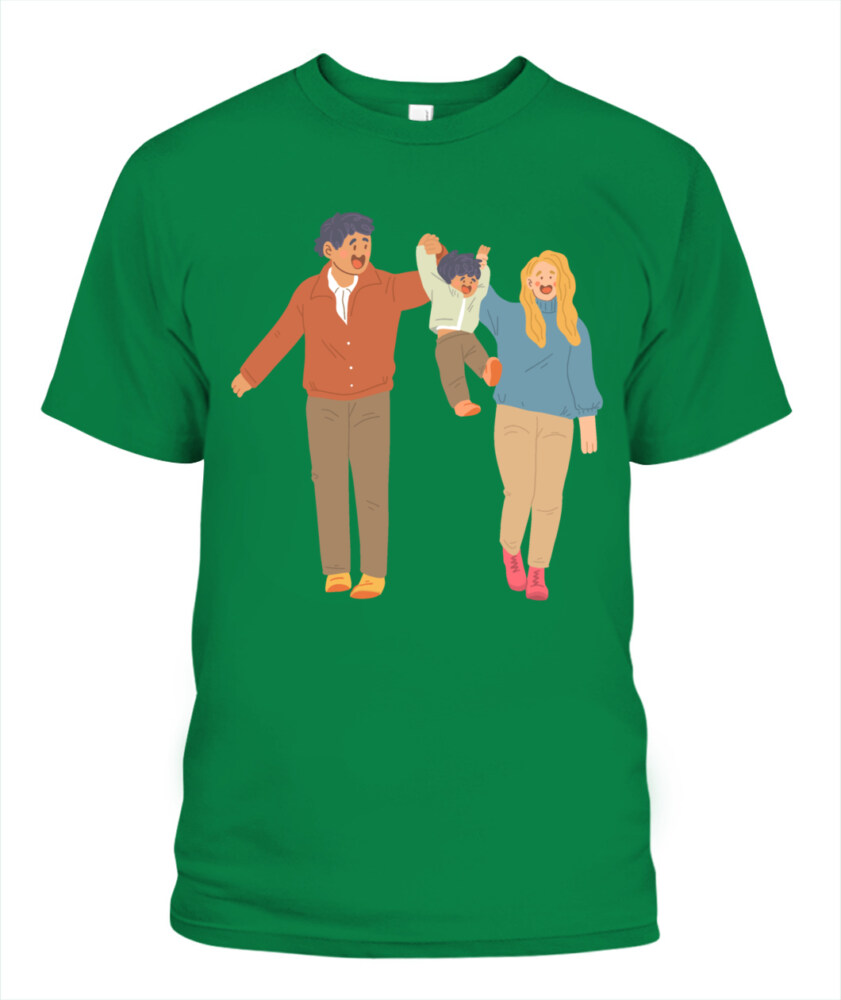 Unisex Family T-shirt, Dad Family T-shirt, Mom Family T-Shirt, Kid Famlily T-Shirt