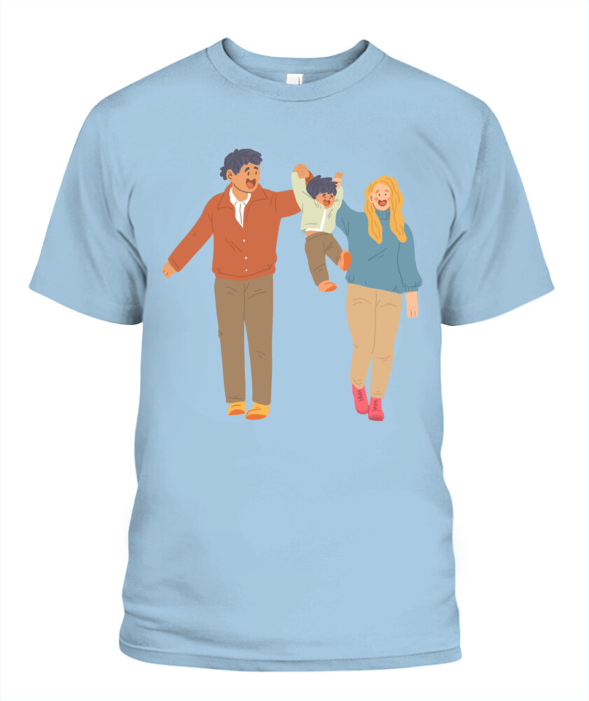 Unisex Family T-shirt, Dad Family T-shirt, Mom Family T-Shirt, Kid Famlily T-Shirt