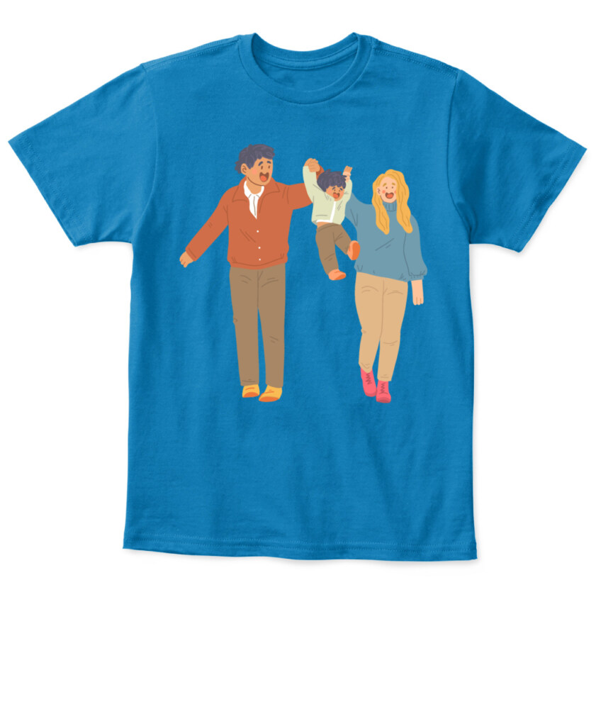 Unisex Family T-shirt, Dad Family T-shirt, Mom Family T-Shirt, Kid Famlily T-Shirt