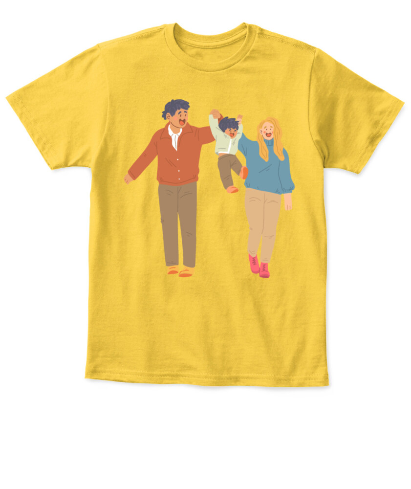 Unisex Family T-shirt, Dad Family T-shirt, Mom Family T-Shirt, Kid Famlily T-Shirt