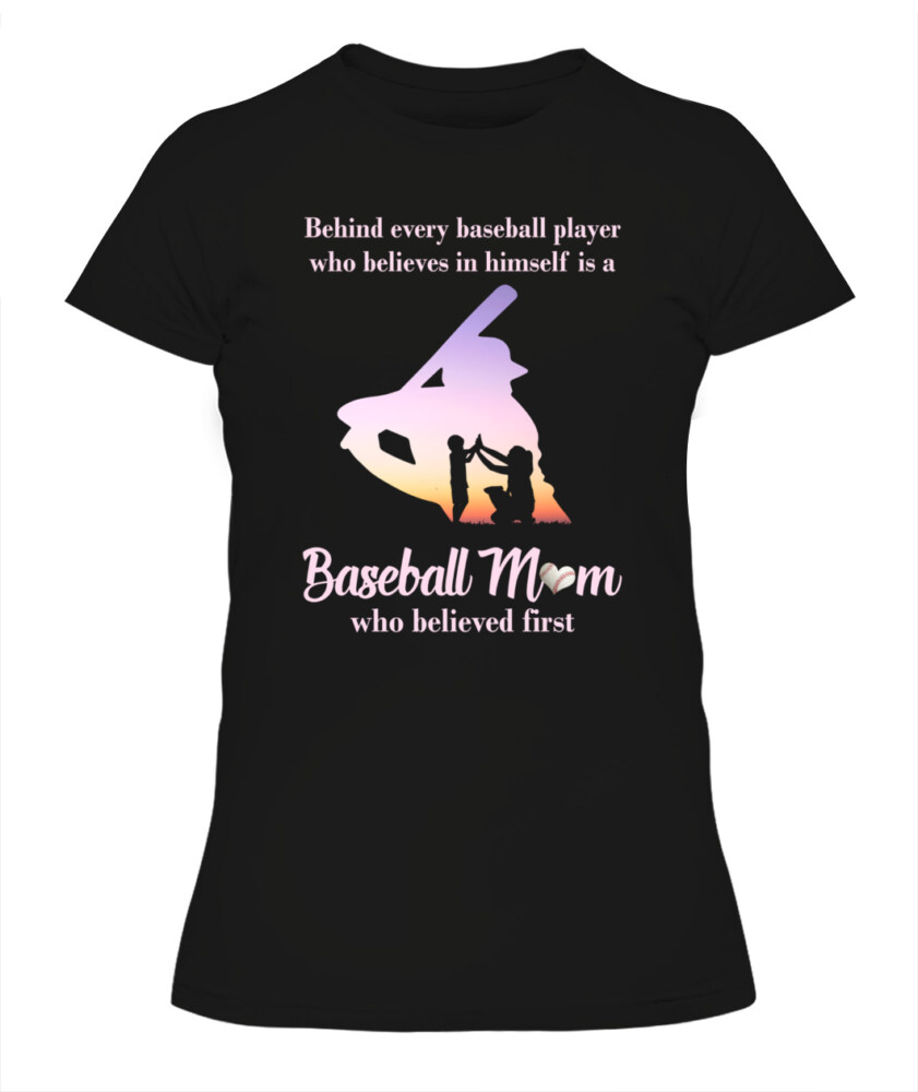 Baseball Mom T-shirt, Lovely Toddler T-shirt, Amazing Jersey Tee With Baseball Mom