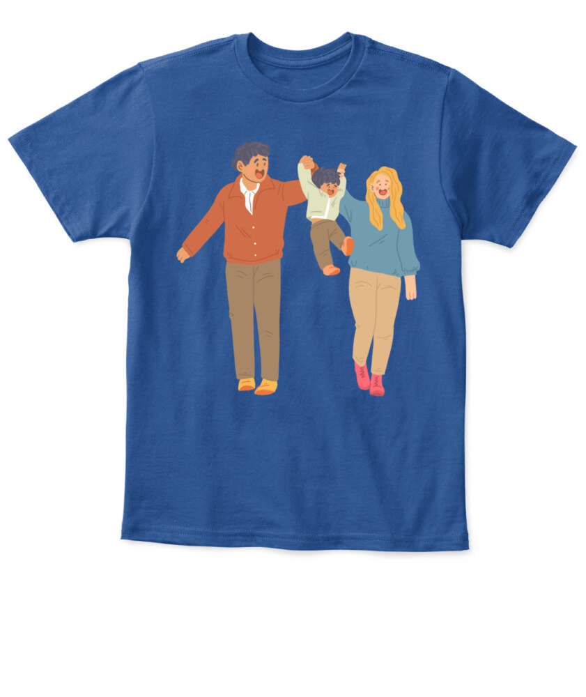 Unisex Family T-shirt, Dad Family T-shirt, Mom Family T-Shirt, Kid Famlily T-Shirt