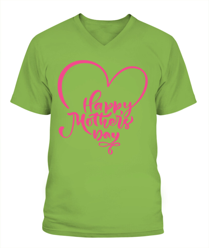 Happy Mother's day Shirt, Lady Deep V-Neck T-Shirt