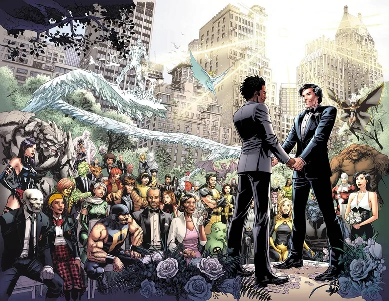 Who was the first LGBT character in Marvel?