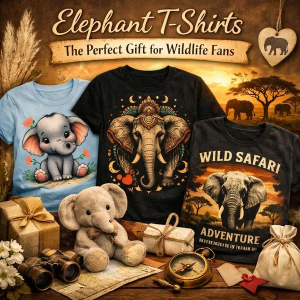 Elephant T-Shirts: The Perfect Gift for Wildlife Fans