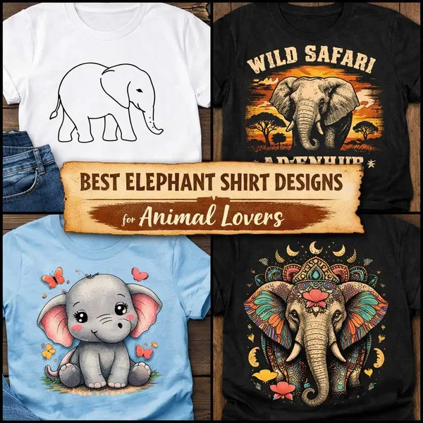 Best Elephant Shirt Designs for Animal Lovers