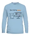 Bear With My Slides Long Sleeve Shirt thumbnail 2