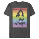 Men's Wonder Woman Silhouette Rainbow  Adult T-Shirt