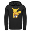Men's Pokemon Halloween Trick or Treat Pikachu  Adult Pull Over Hoodie