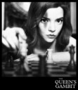 Men's The Queen's Gambit Checkmate B&W  Adult T-Shirt