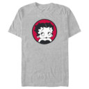 Men's Betty Boop Red Circle Betty  Adult T-Shirt