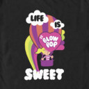 Men's Blow Pop Life is Sweet Balloon  Adult T-Shirt