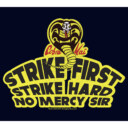 Men's Cobra Kai Strike First Mantra  Adult T-Shirt