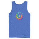 Men's Justice League Tie Dye Logo  Adult Tank Top