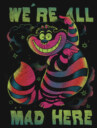 Men's Alice in Wonderland Rainbow Cheshire  Adult Tank Top