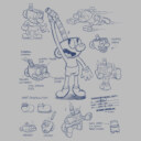 Men's Cuphead The Delicious Last Course Concept Cup  Adult T-Shirt