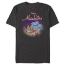Men's Aladdin Distressed Classic Poster  Adult T-Shirt