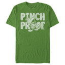 Men's Looney Tunes St. Patrick's Day Marvin the Martian Pinch Proof  Adult T-Shirt