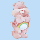 Men's Care Bears Hugging Bear  Adult T-Shirt