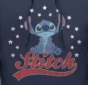 Men's Lilo & Stitch Red, White, and Blue Stars  Adult Pull Over Hoodie