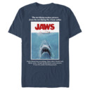 Men's Jaws Retro Poster  Adult T-Shirt